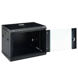 vidaXL Netwerkkast voor aan de muur 9U 19" IP20 600x450x510 mm