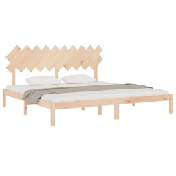 vidaXL Bedframe massief hout 200x200 cm