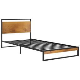 vidaXL Bedframe metaal 100x200 cm