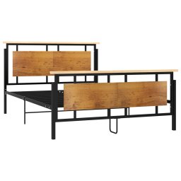vidaXL Bedframe metaal 140x200 cm