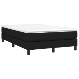 vidaXL Boxspring bed 120x200 cm stof zwart