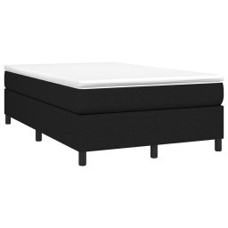 vidaXL Boxspring bed 120x200 cm stof zwart