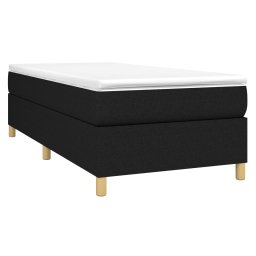 vidaXL Boxspring bed 100x200 cm stof zwart