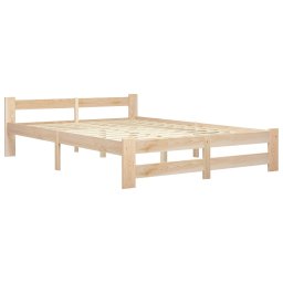 vidaXL Bedframe massief grenenhout 160x200 cm