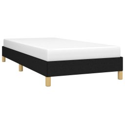 vidaXL Bedframe zonder matras 100x200 cm stof zwart