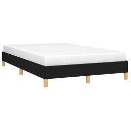 vidaXL Bedframe zonder matras 120x200 cm stof zwart
