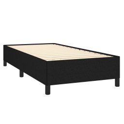 vidaXL Bedframe zonder matras 80x200 cm stof zwart