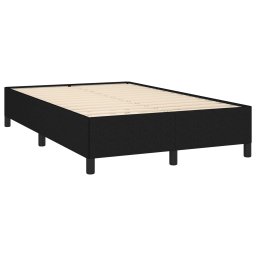 vidaXL Bedframe zonder matras 120x200 cm stof zwart