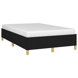 vidaXL Bedframe zonder matras 120x200 cm stof zwart