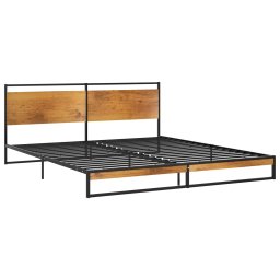 vidaXL Bedframe metaal 180x200 cm