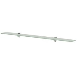 vidaXL Schappen zwevend 2 st 100x20 cm 8 mm glas