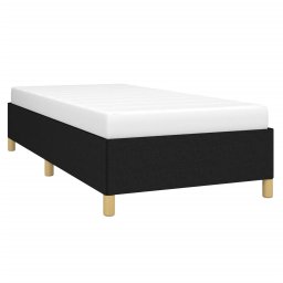 vidaXL Bedframe zonder matras 80x200 cm stof zwart