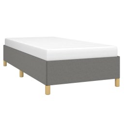 vidaXL Bedframe zonder matras 80x200 cm stof donkergrijs