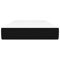 vidaXL Pocketveringmatras medium 100x200x20 cm stof zwart