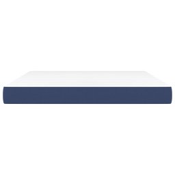 vidaXL Pocketveringmatras medium 160x200x20 cm stof blauw