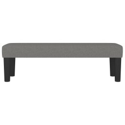 vidaXL Bankje 100x30x30 cm stof donkergrijs