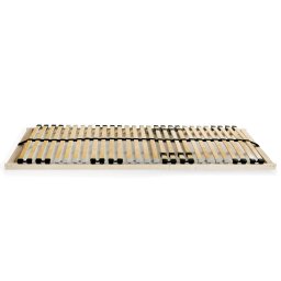 vidaXL Lattenbodems 2 st met 28 latten 7 zones 80x200 cm