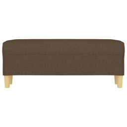 vidaXL Bankje 100x35x41 cm stof bruin