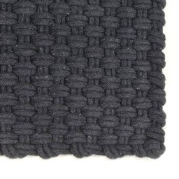 vidaXL Vloerkleed rechthoekig 160x230 cm jute antracietkleurig