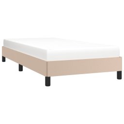 vidaXL Bedframe kunstleer cappuccinokleurig 80x200 cm