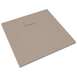 vidaXL Douchebak 90x80 cm SMC bruin