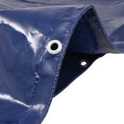 vidaXL Dekzeil 650 g/m² 5x6 m blauw