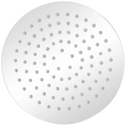vidaXL Regendouchekop rond 20 cm roestvrij staal