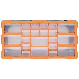 vidaXL Organiser met 22 lades 49x16x25,5 cm