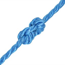 vidaXL Touw gedraaid 14 mm 250 m polypropyleen blauw