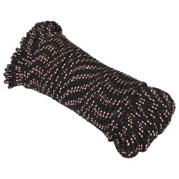 vidaXL Boot touw 3 mm 100 m polypropyleen zwart