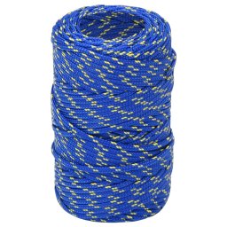 vidaXL Boottouw 2 mm 250 m polypropyleen blauw