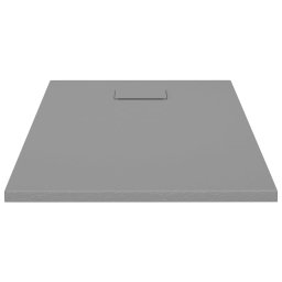 vidaXL Douchebak 100x70 cm SMC grijs