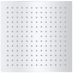 vidaXL Regendouchekop vierkant 25x25 cm roestvrij staal