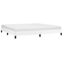 vidaXL Bedframe kunstleer wit 200x200 cm