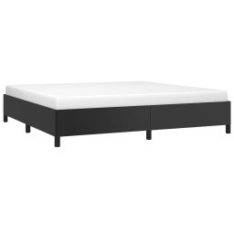 vidaXL Bedframe kunstleer zwart 200x200 cm