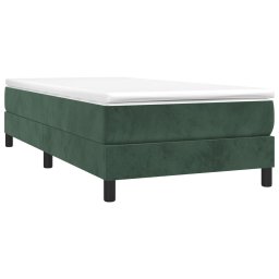 vidaXL Boxspring bed 80x200 cm fluweel donkergroen