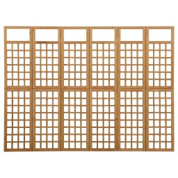 vidaXL Kamerscherm/trellis met 6 panelen 242,5x180 cm vurenhout