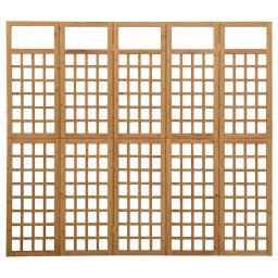 vidaXL Kamerscherm/trellis met 5 panelen 201,5x180 cm vurenhout