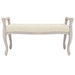 vidaXL Bankje 110x45x60 cm linnen