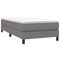 vidaXL Boxspring bed 80x200 cm stof donkergrijs