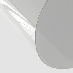 vidaXL Tafelbeschermer Ø 110 cm 1,6 mm PVC transparant