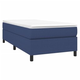 vidaXL Boxspring bed 80x200 cm stof blauw