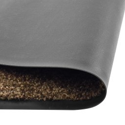 vidaXL Deurmat wasbaar 90x150 cm bruin