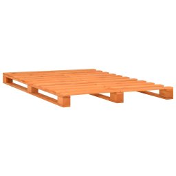 vidaXL Bedframe pallet massief grenenhout bruin 200x200 cm
