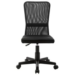 vidaXL Kantoorstoel 44x52x100 cm mesh stof zwart
