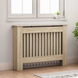 vidaXL Radiatorombouw 112x19x81,5 cm bewerkt hout