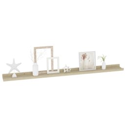 vidaXL Wandschappen 2 st 100x9x3 cm sonoma eikenkleurig
