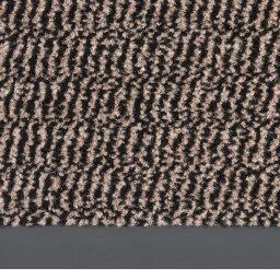 vidaXL Deurmat getuft 80x120 cm donkerbruin