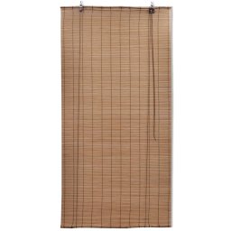 vidaXL Rolgordijnen 2 st 100x160 cm bamboe bruin