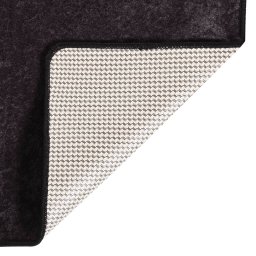 vidaXL Vloerkleed wasbaar 80x300 cm antracietkleurig